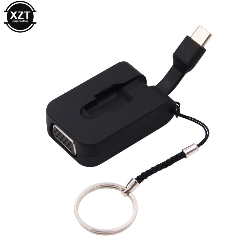 1PCS USB -C VGA  1080P USB c-vga ȯ ̺,   Ʈ  ƺ ũҺ ȼ  